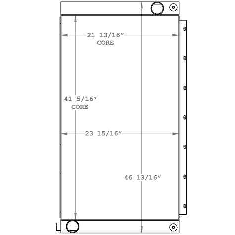 450850 - Terex T550-1 Crane Radiator Radiator