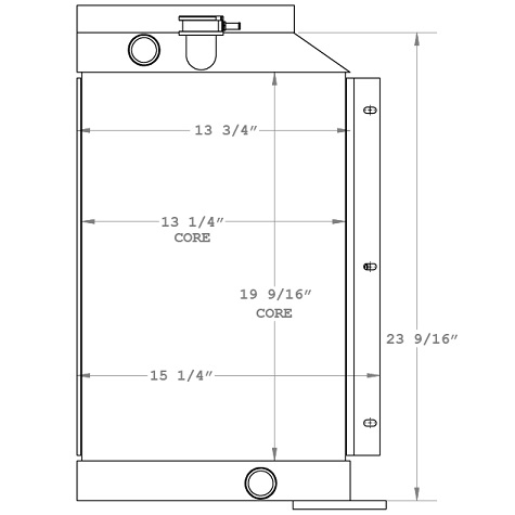 450855 - Volvo ECR88 Excavator Radiator Radiator