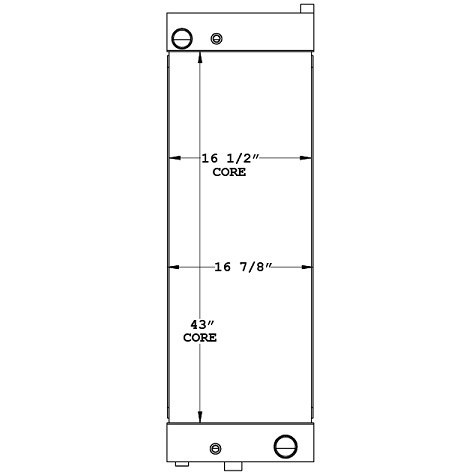 450858 - Taylor Reach Stacker TS 9972 Radiator Radiator