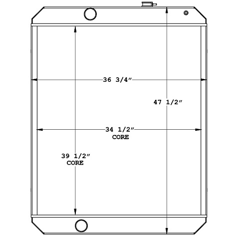 450861 - Multiquip Studio Generator Radiator Radiator