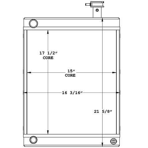 450865 - Lincoln 305D Welder Radiator Radiator