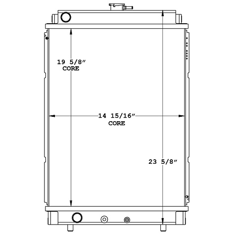 450868 - Airman Air Compressor Radiator Radiator