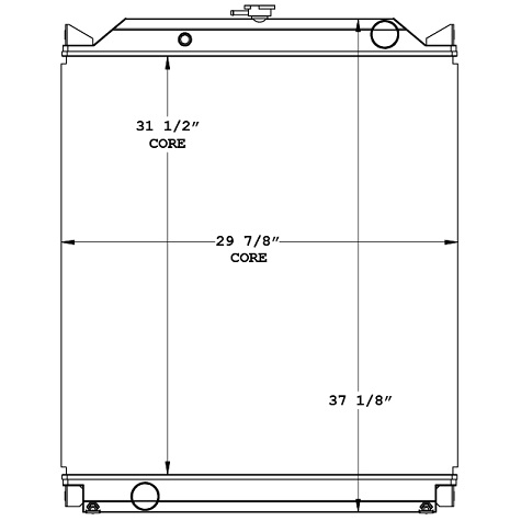 450872 - Multiquip Radiator Radiator