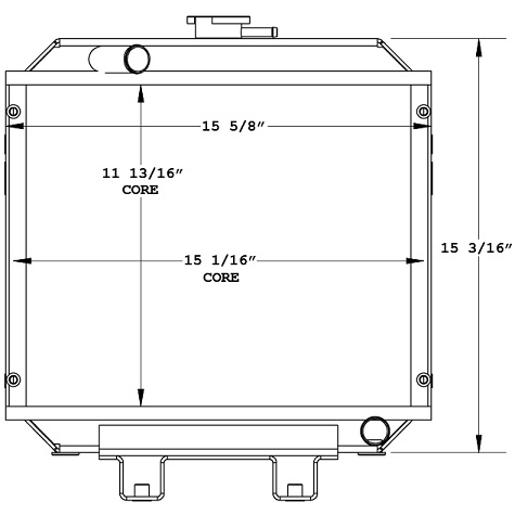 450877 - Volvo DD15 Compact Roller Radiator