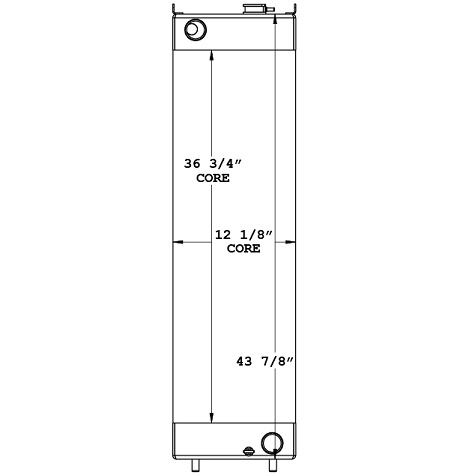 450882 - Caterpillar 315D Excavator Radiator Radiator