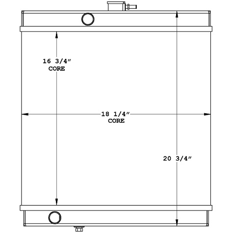 450884 - Laymor 8HC Street Sweeper Radiator Radiator