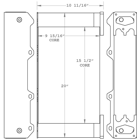 450887 - Deutz Engine Radiator Radiator