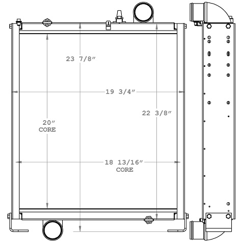 450892 - Volvo Stationary Engine Radiator Radiator