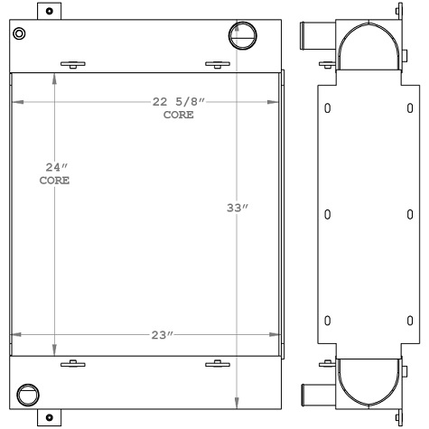 450893 - Grove Crane Radiator Radiator