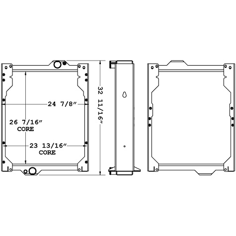 450896 - Massey Ferguson M7485 Radiator Radiator