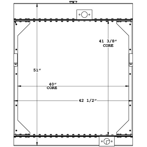 450898 - Kohler 175KW Generator Radiator Radiator