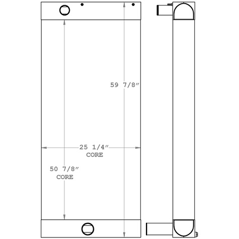 450900 - Schramm Drill Rig Radiator Radiator