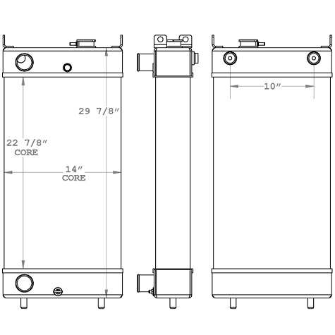 450917 - Morooka MST-800VD Radiator Radiator