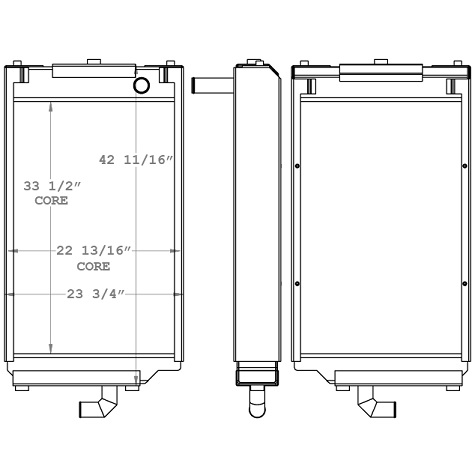 450936 - Caterpillar 950G-II Radiator Radiator