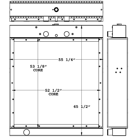 450937 - Cummins Gen Set Radiator Radiator