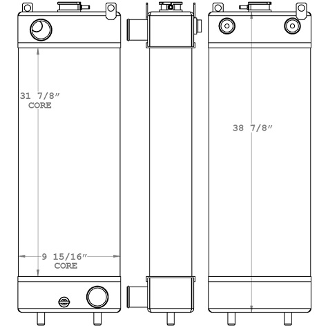 450939 - Komatsu PC160LC-7 Radiator Radiator