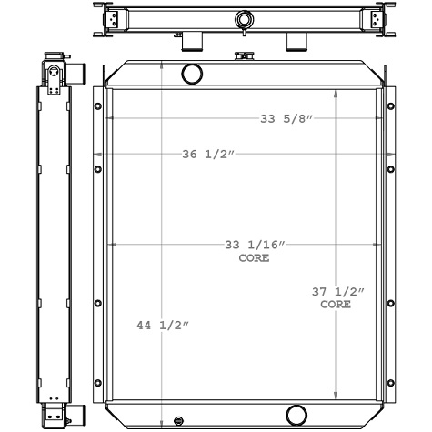 450940 - Komatsu PC400L-5 Radiator Radiator