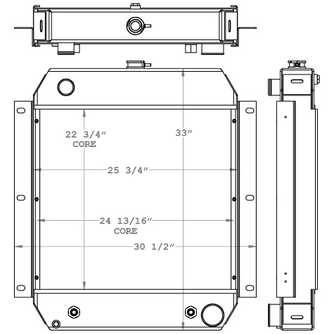 450948 - International Dresser Dozer Radiator Radiator