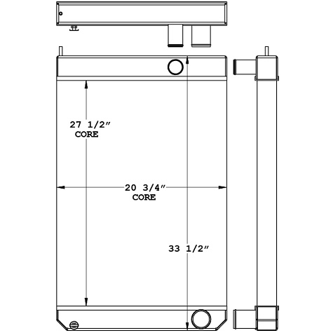 450950 - Manitowoc / Grove 250 Ton Crane Radiator