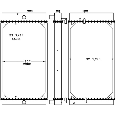 450953 - Ingersoll Rand / Doosan XP1170 Radiator Radiator