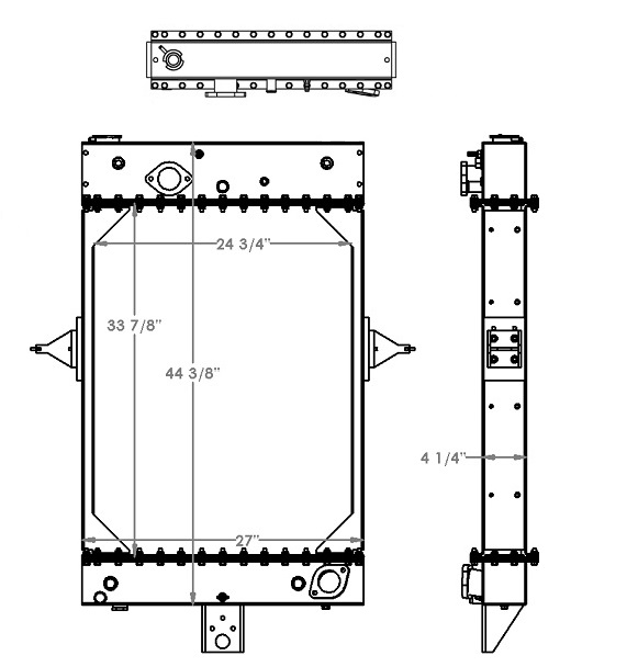 450970 - Kalmar / Ottawa Yard Truck Radiator Radiator