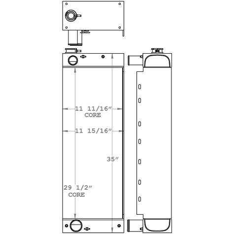 450971 - Hoist Lift Truck Radiator Radiator