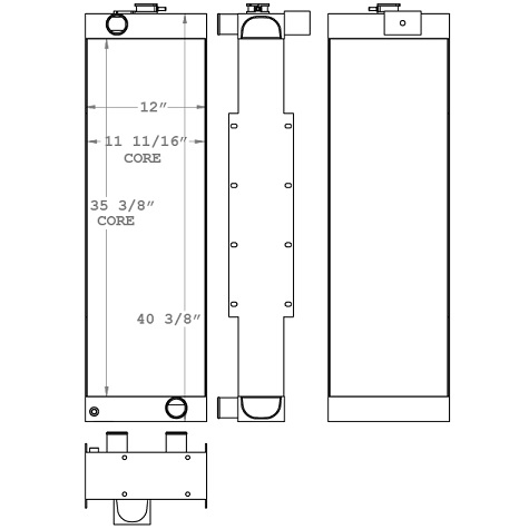 450974 - John Deere Radiator Radiator