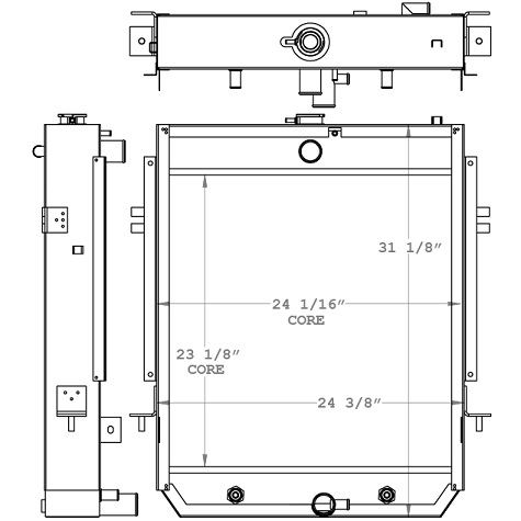 450975 - Industrial Lift Radiator Radiator