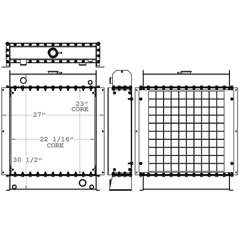 450978 - Olympian Generator Radiator Radiator