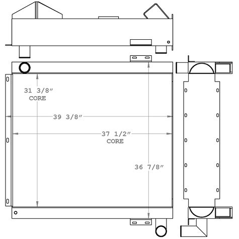 450982 - Link-Belt Radiator Radiator