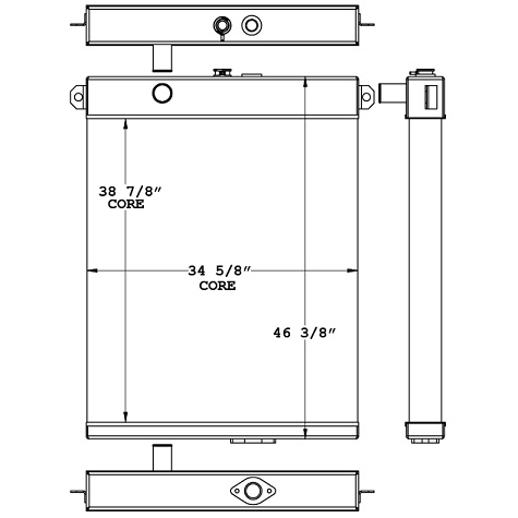 450995 - Komatsu PC400 Radiator Radiator