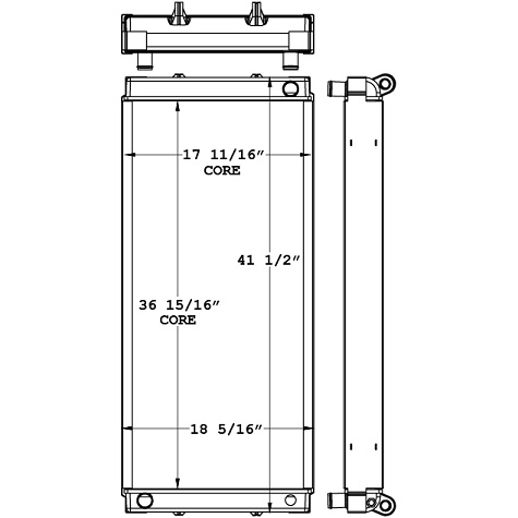 450999 - Liebherr Excavator Radiator Radiator