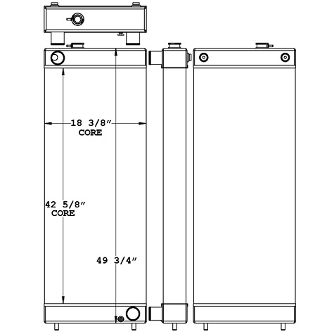 451000 - Furukawa HCR1500 Drill Radiator Radiator