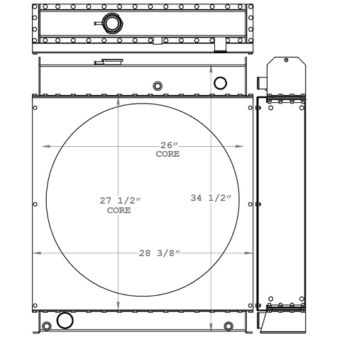 451001 - Olympian Generator Radiator Radiator