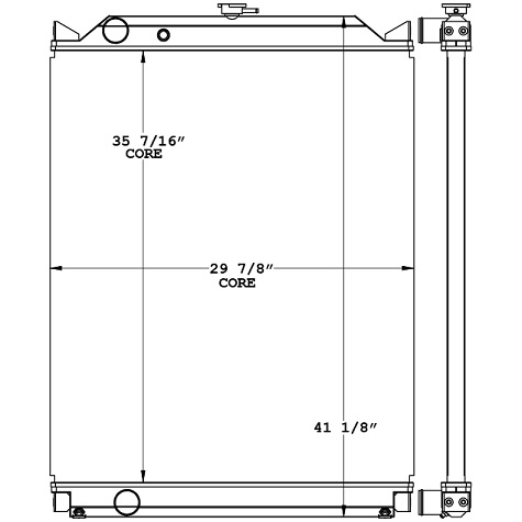 451015 - Multiquip DCA180SSIU Radiator Radiator