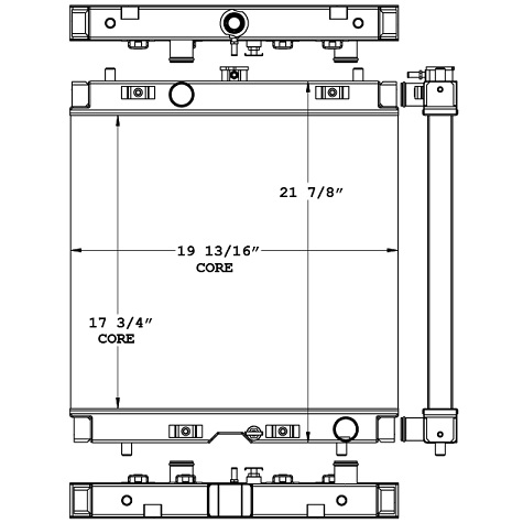 451016 - Airman PDS70S - PDS175S Radiator Radiator