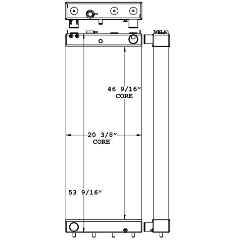 451030 - Komatsu PC390-10 Excavator Radiator Radiator