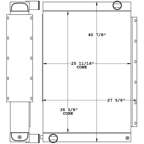 451031 - Terex RT775 Crane Radiator Radiator