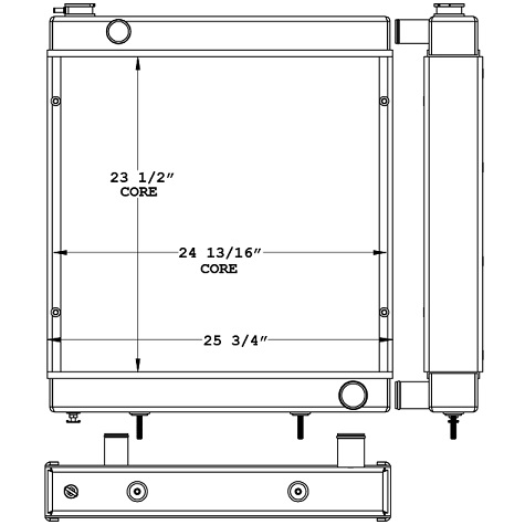 451032 - Gradall / JLG G9-43A Telescopic Handler Radiator Radiator