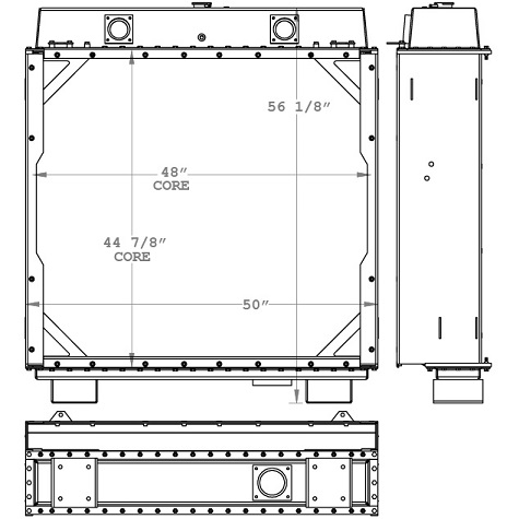 451035 - Caterpillar 3412D GenSet Radiator Radiator