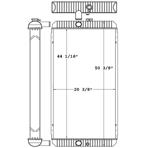 451037 - Caterpillar 330D Radiator Radiator