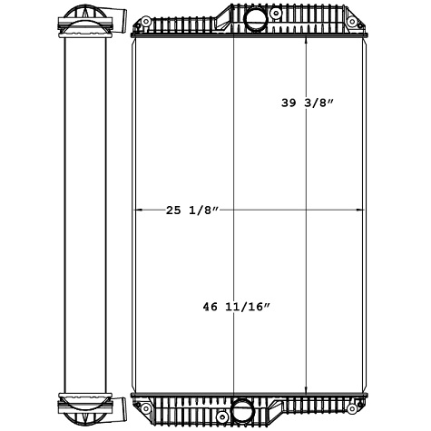 451039 - Caterpillar 966H Radiator Radiator