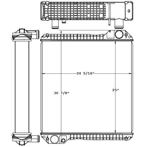 451040 - Caterpillar 428E Radiator Radiator