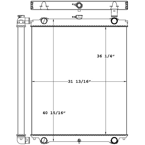 451043 - Hitachi Construction Equipment Radiator Radiator