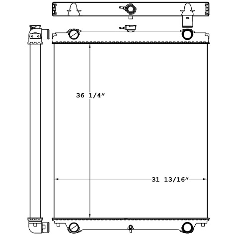 451044 - Hitachi Construction Equipment Radiator Radiator