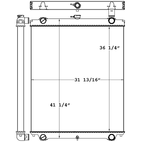 451045 - Hitachi 360 Excavator Radiator Radiator