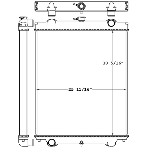 451047 - Hitachi Construction Equipment Radiator Radiator