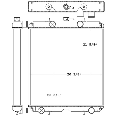 451053 - Yanmar Radiator Radiator