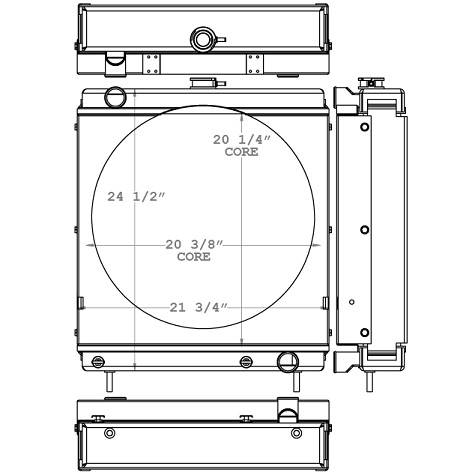 451062 - Wood Chipper Radiator Radiator