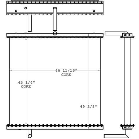 451066 - Kohler 450RE0Z04 Generator Radiator Radiator